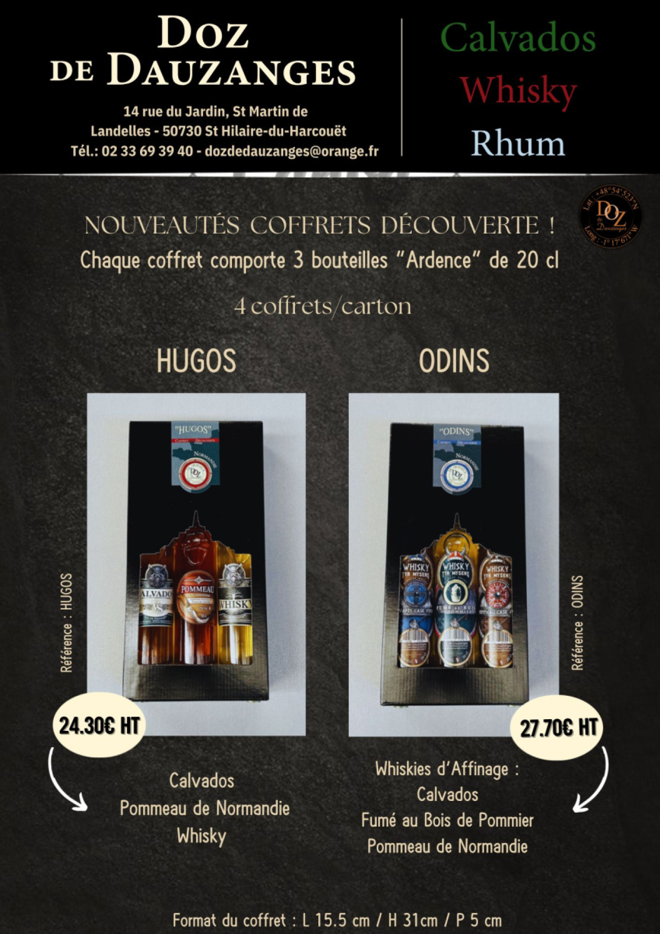<strong>Coffrets Ardence</strong> <br/>HUGOS & ODINS